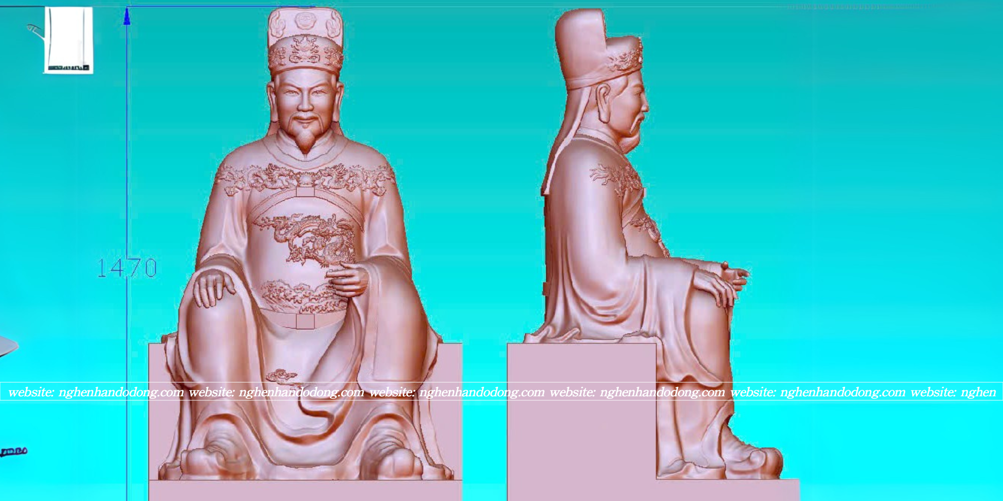 hình ảnh minh hoạ quy trình đúc tượng đồng