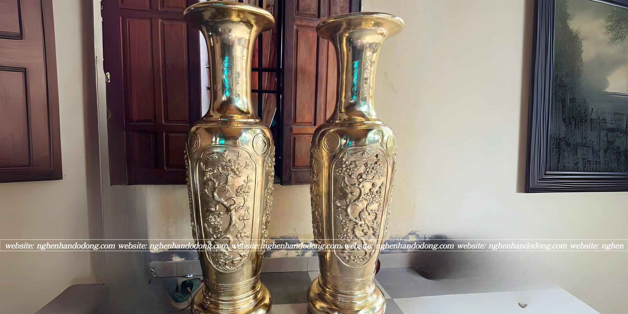 hình ảnh minh hoạ báo giá đúc lục bình đồng